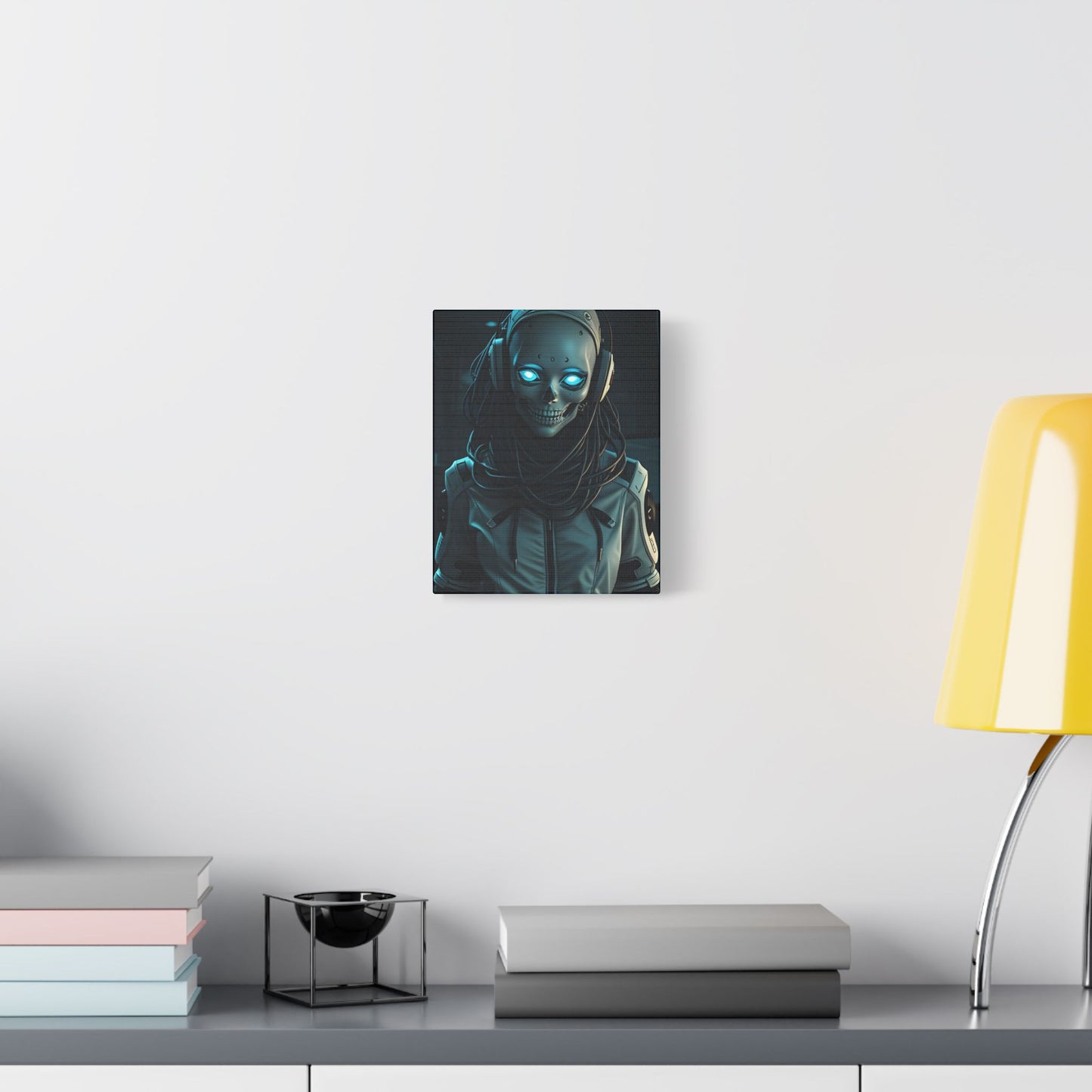 Futuristic Canvas Art, Wall Decor, Sci-Fi Home Accent, Unique Gift for Tech Lovers, Robot Themed Artwork
