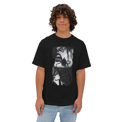 Edgy Art Graphic Tee, Unisex Oversized Shirt, Alternative Fashion, Streetwear Style, Gift for Art Lovers