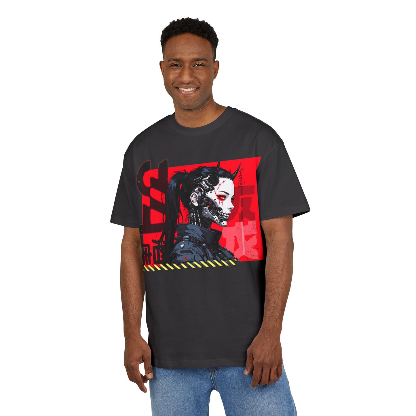 Cyber Edgy Oversize T-Shirt