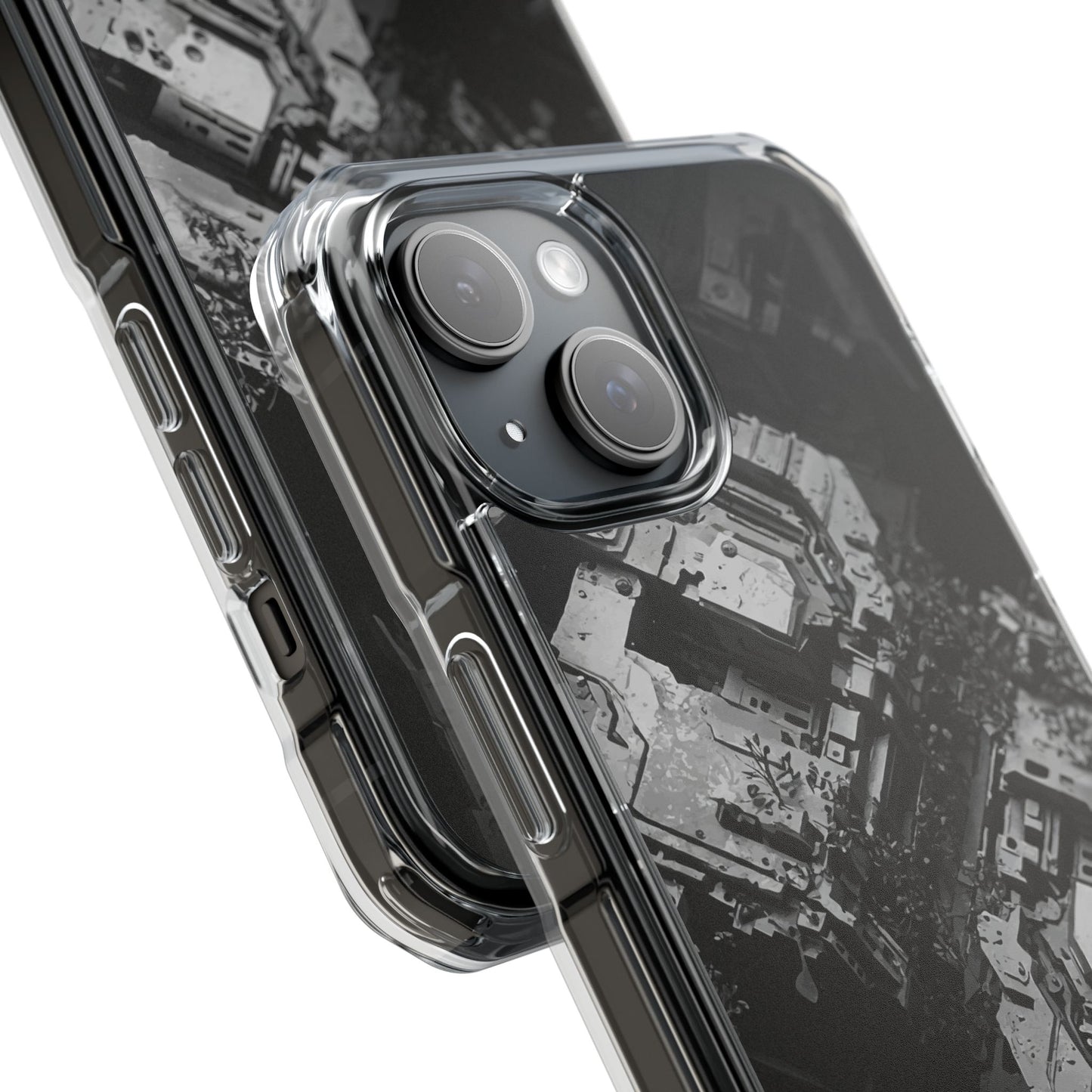 Stylish Magnetic Clear Impact Cases for iPhone, Heavy-Duty Protection, Customized Cases, Tech Lover Gift, Trendy Phone Accessories