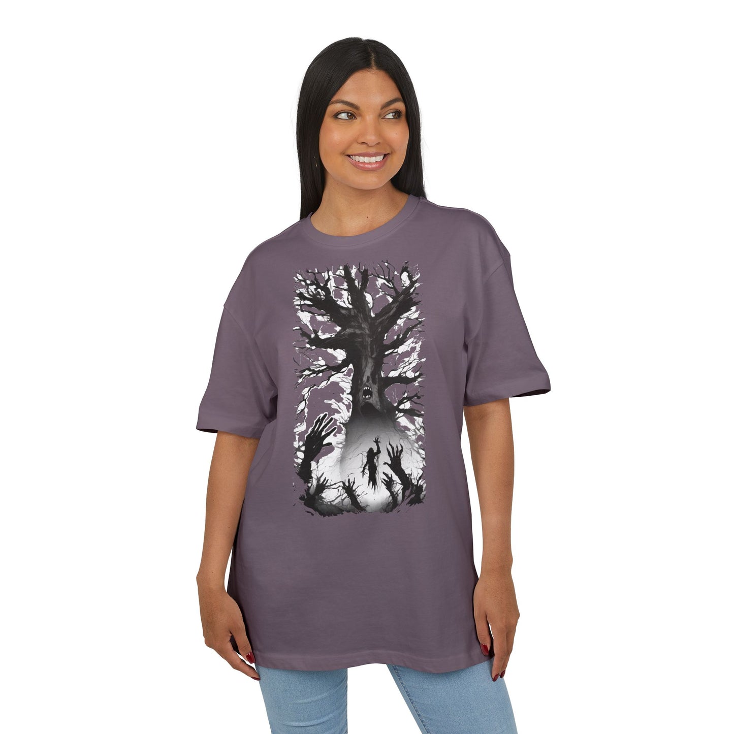 Mystical Tree Oversized Tee - Unisex Heavyweight Shirt, Nature-Inspired Fashion, Gift for Nature Lovers, Outdoor Adventure Wear, Boho [...]