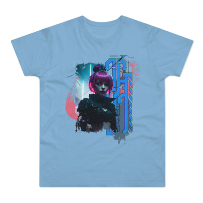 Cyberpunk Art Unisex T-Shirt, Streetwear Tee, Graphic Shirt, Gift for Him, Festival Apparel, Tech-Inspired Fashion