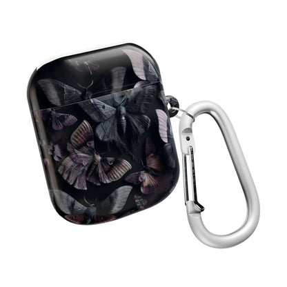 Dark Moths Gothic AirPod Cases, Stylish Protection, Gift for Music Lovers, Trendy Accessories, Unique Designs for Any Occasion