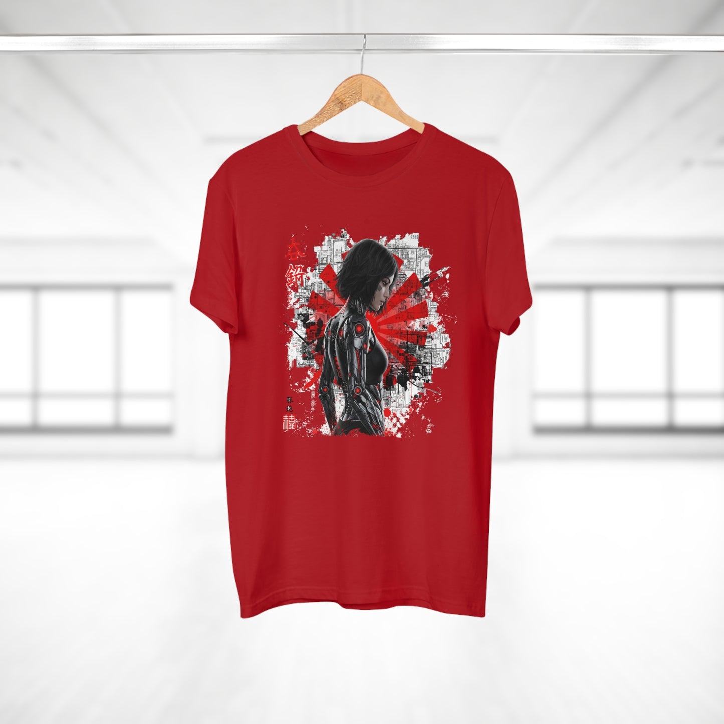 Cyber Samurai Graphic T-Shirt, Unisex Graphic Tee, Anime Shirt, Japanese Art T-Shirt, Gift for Nerds, Cosplay Apparel
