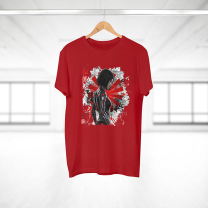 Cyber Samurai Graphic T-Shirt, Unisex Graphic Tee, Anime Shirt, Japanese Art T-Shirt, Gift for Nerds, Cosplay Apparel