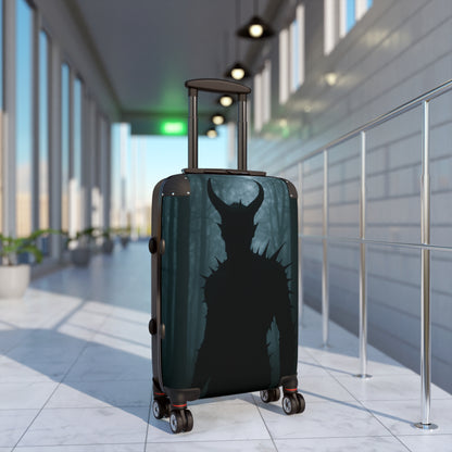 Horror-Themed Suitcase for Adventurers, Travel Luggage, Spooky Travel Accessory, Unique Gift for Travelers, Halloween Suitcase