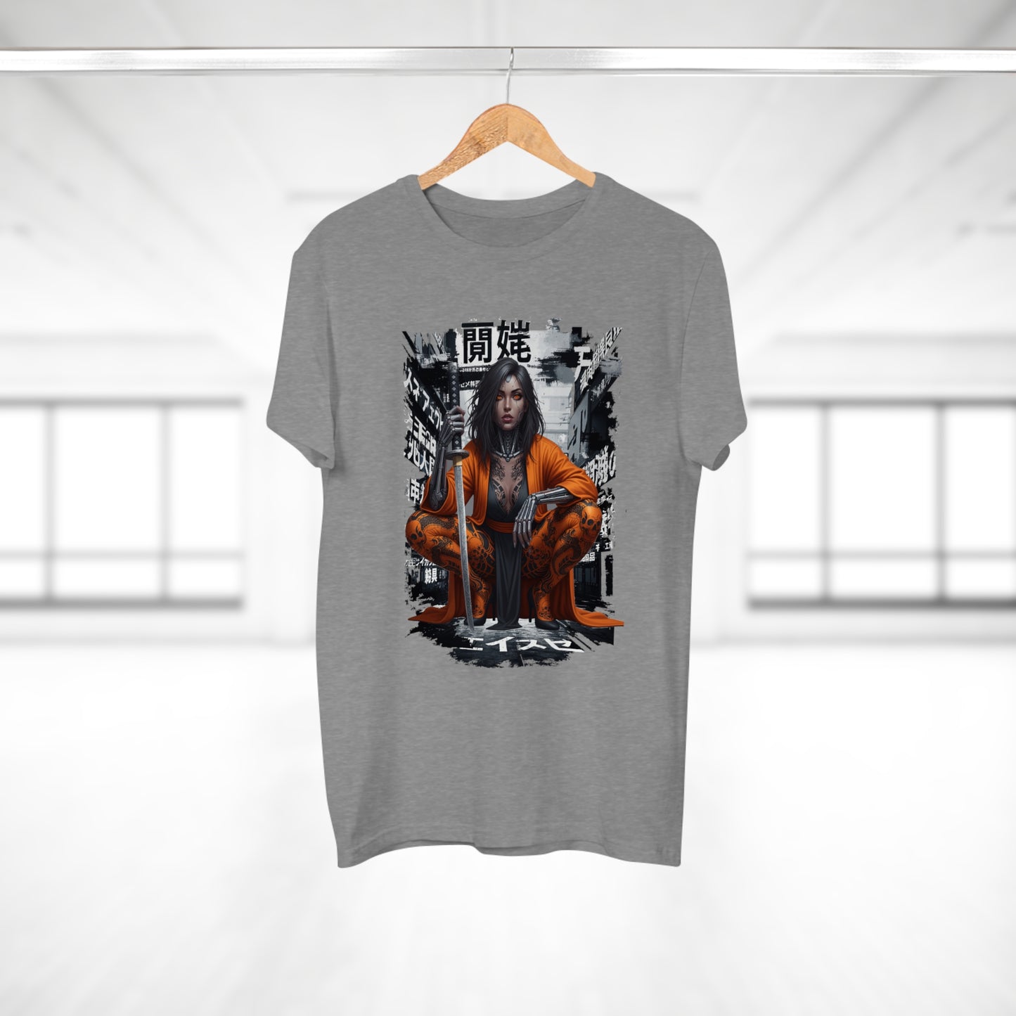 Urban Samurai Unisex T-shirt, Graphic Tee for Anime Fans, Streetwear Fashion, Unique Gift for Birthdays, Casual Wear