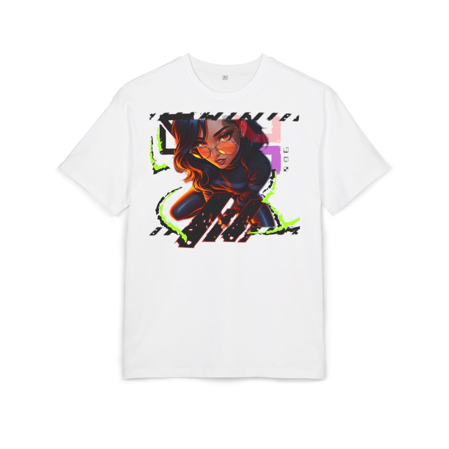 Edgy Graphic Unisex Heavy Oversize Tee - Street Style Fashion