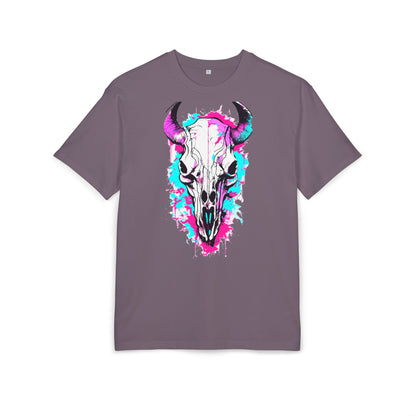 Vibrant Skull Graphic Tee for Art Lovers, Casual Wear, Unique Gift, Festival Apparel, Street Style Fashion