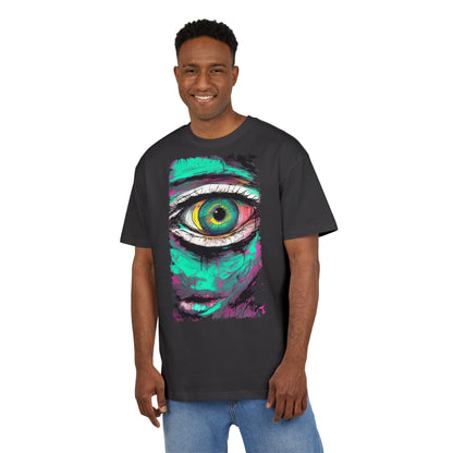 Stylish Eye Graphic Tee, Unisex Oversized T-Shirt, Casual Wear, Street Style, Gift for Art Lovers, Funky Apparel