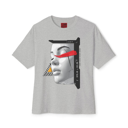 Chic Graphic Oversized Tee - Casual Wear, Streetwear, Art Tee, Gift for Her, Fashionable Comfort Wear