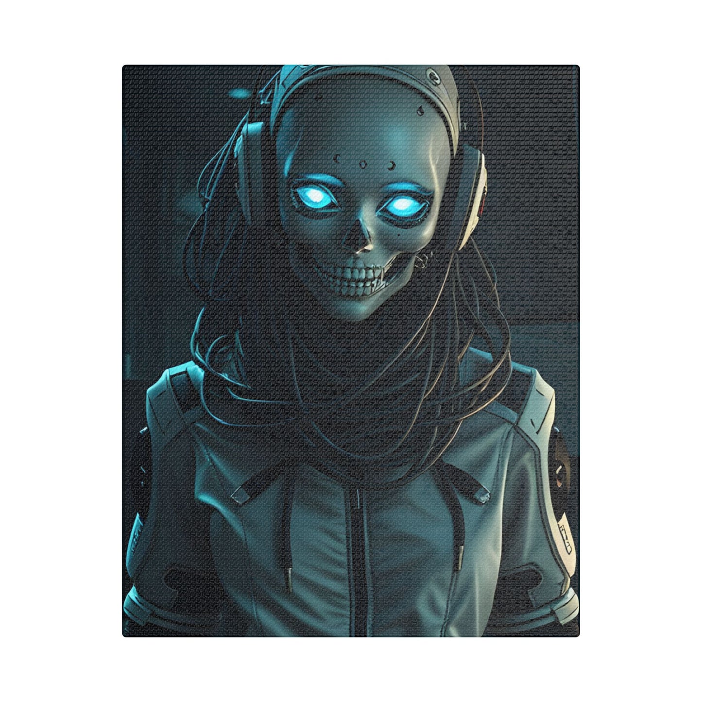 Futuristic Canvas Art, Wall Decor, Sci-Fi Home Accent, Unique Gift for Tech Lovers, Robot Themed Artwork