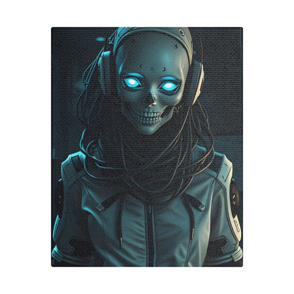 Futuristic Canvas Art, Wall Decor, Sci-Fi Home Accent, Unique Gift for Tech Lovers, Robot Themed Artwork