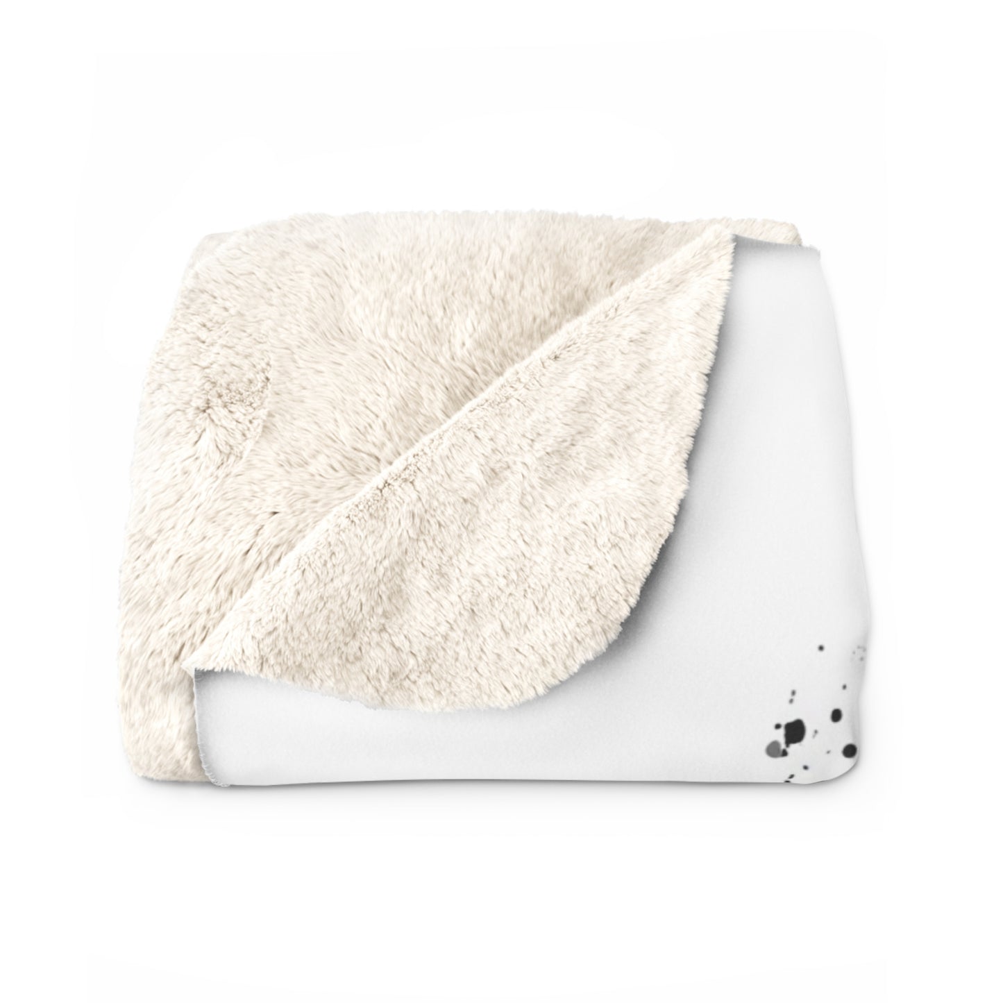 Cozy Sherpa Fleece Blanket - Artistic Modern Design for Comfort & Style