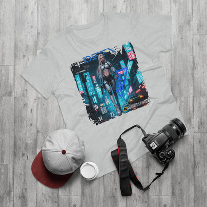 Urban Cyberpunk Unisex T-Shirt, Graphic Tee, Streetwear, Casual Outfit, Festival Wear, Gift for Tech Lovers