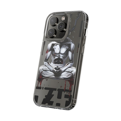 Clear Phone Cases with Cyber Design