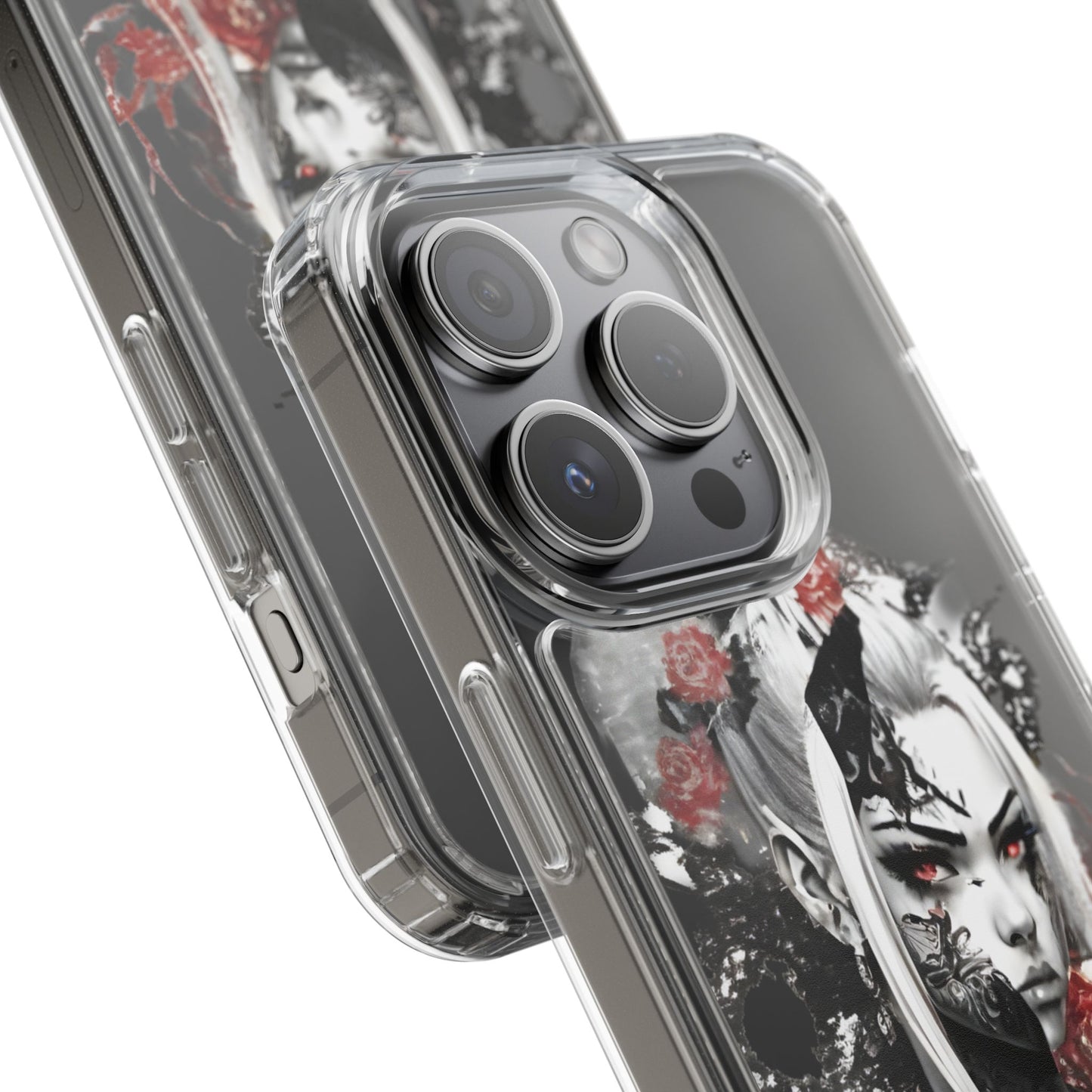 Mystical Warrior Clear Phone Case - Stylish & Protective
