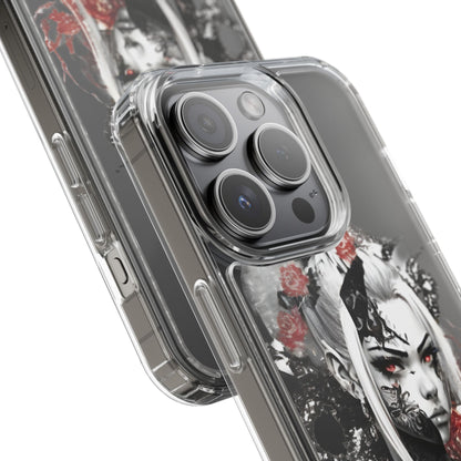Mystical Warrior Clear Phone Case - Stylish & Protective