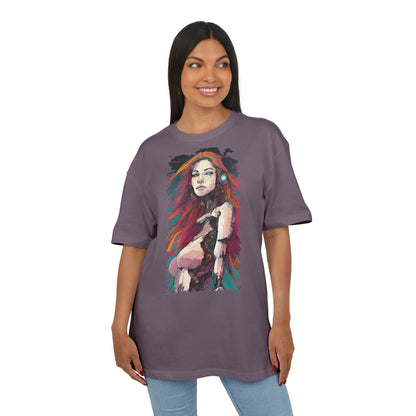 Artistic Oversize Tee - Vibrant Graphic Shirt, Casual Streetwear, Unique Gift for Art Lovers, Everyday Wear, Graphic Tee