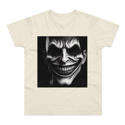Creepy Clown Unisex T-Shirt - Unisex Graphic Tee for Halloween, Horror Fans, Costume Party, Unique Gift Idea, Spooky Apparel