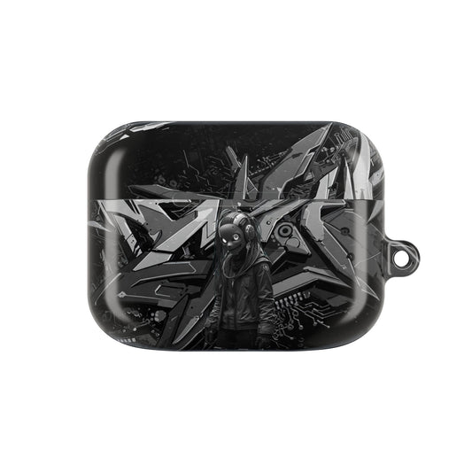 Urban Graffiti Cyber AirPod Cases, Trendy AirPod Holder, Stylish Earbud Case, Customizable Gift for Teens, Music Lover Accessory