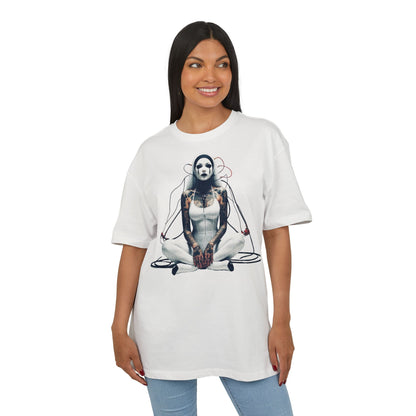 Artistic Unisex Oversize Tee - Unique Graphic Design for Creative Spirits