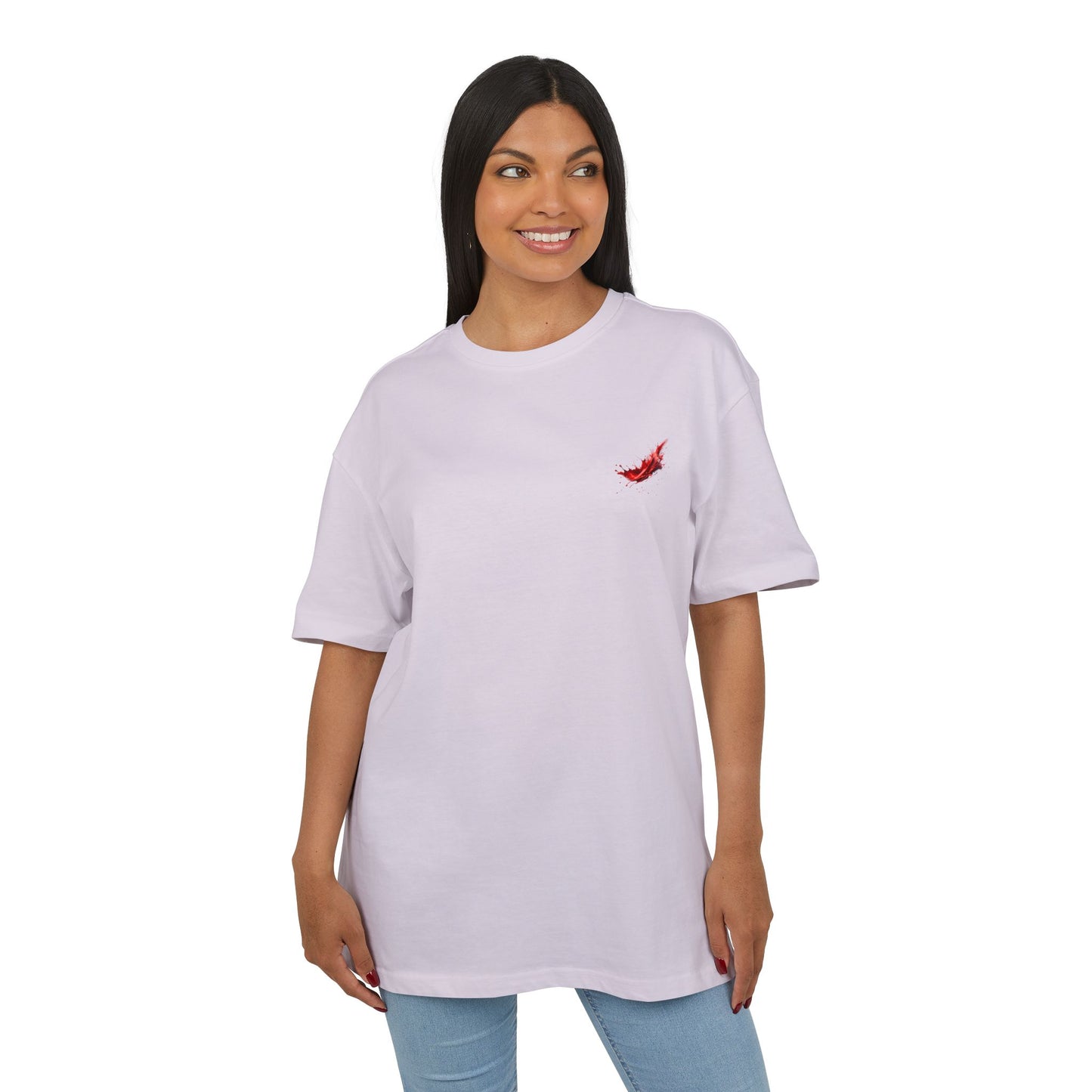D'Stopian Oversized Unisex Tee - Edgy Graphic Art Tee for Urban Creatives