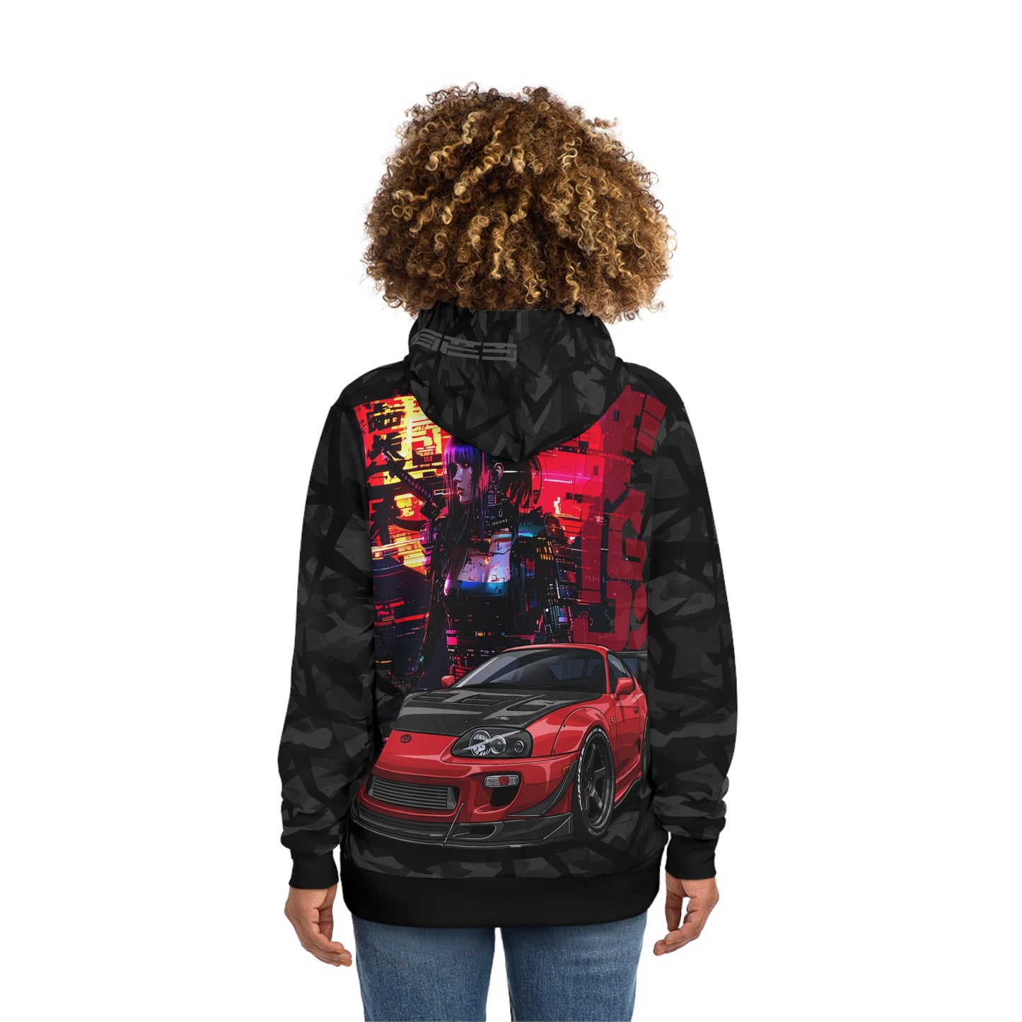 Urban Streetwear Hoodie, Car Enthusiast Apparel, Graphic Hoodie, Edgy Fashion Wear, Perfect Gift for Gamers