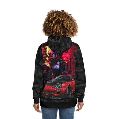 Urban Streetwear Hoodie, Car Enthusiast Apparel, Graphic Hoodie, Edgy Fashion Wear, Perfect Gift for Gamers