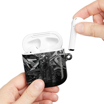 Urban Graffiti Cyber AirPod Cases, Trendy AirPod Holder, Stylish Earbud Case, Customizable Gift for Teens, Music Lover Accessory