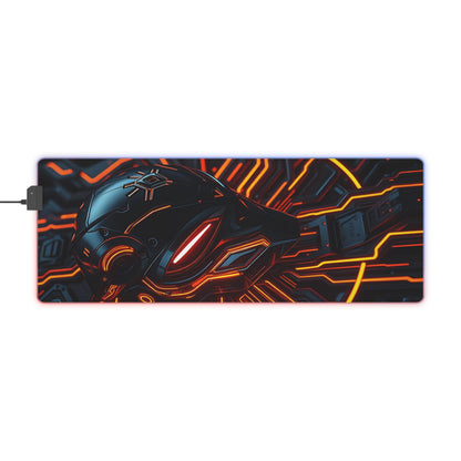 Gaming Mouse Pad with Abstract Cyber Design