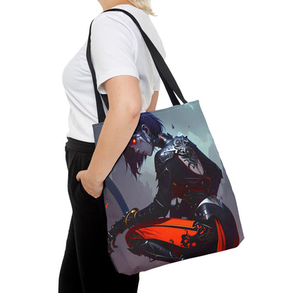 Edgy Graphic Tote Bag, Stylish Tote for Everyday Use, Unique Shopper Bag, Gift for Anime Lovers, Art-Inspired Eco-Friendly Tote