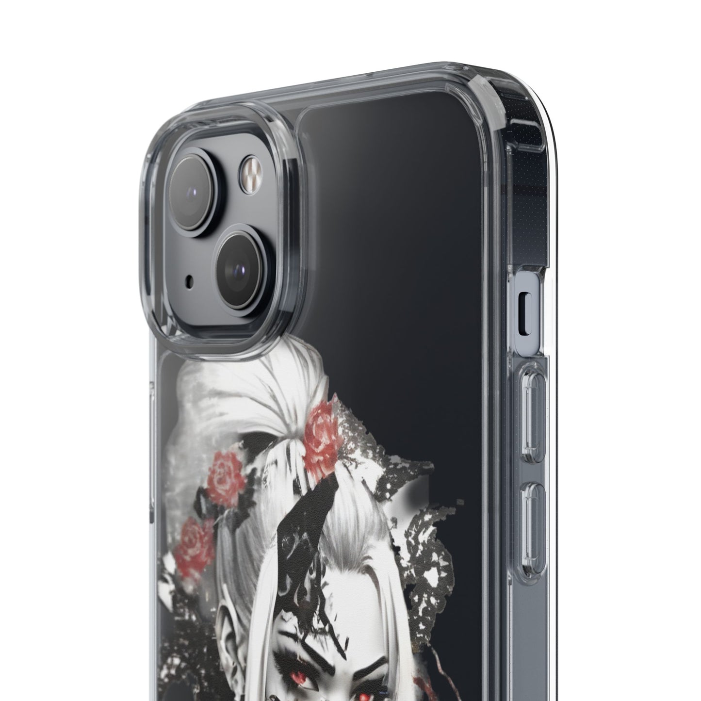 Mystical Warrior Clear Phone Case - Stylish & Protective