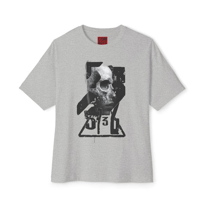 Edgy Graphic Tee, Unisex Oversized Boxy Tee, Goth Fashion Shirt, Casual Streetwear Top, Grunge Style Tee, Perfect Gift for Halloween