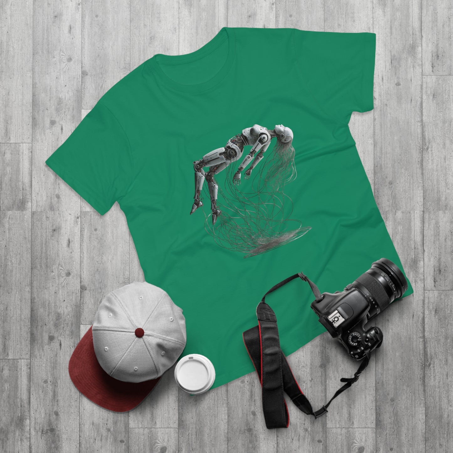 Futuristic Graphic Tee, Cool Unisex T-Shirt for Tech Enthusiasts, Gift for Birthdays, Casual Wear, Unique Art Shirt