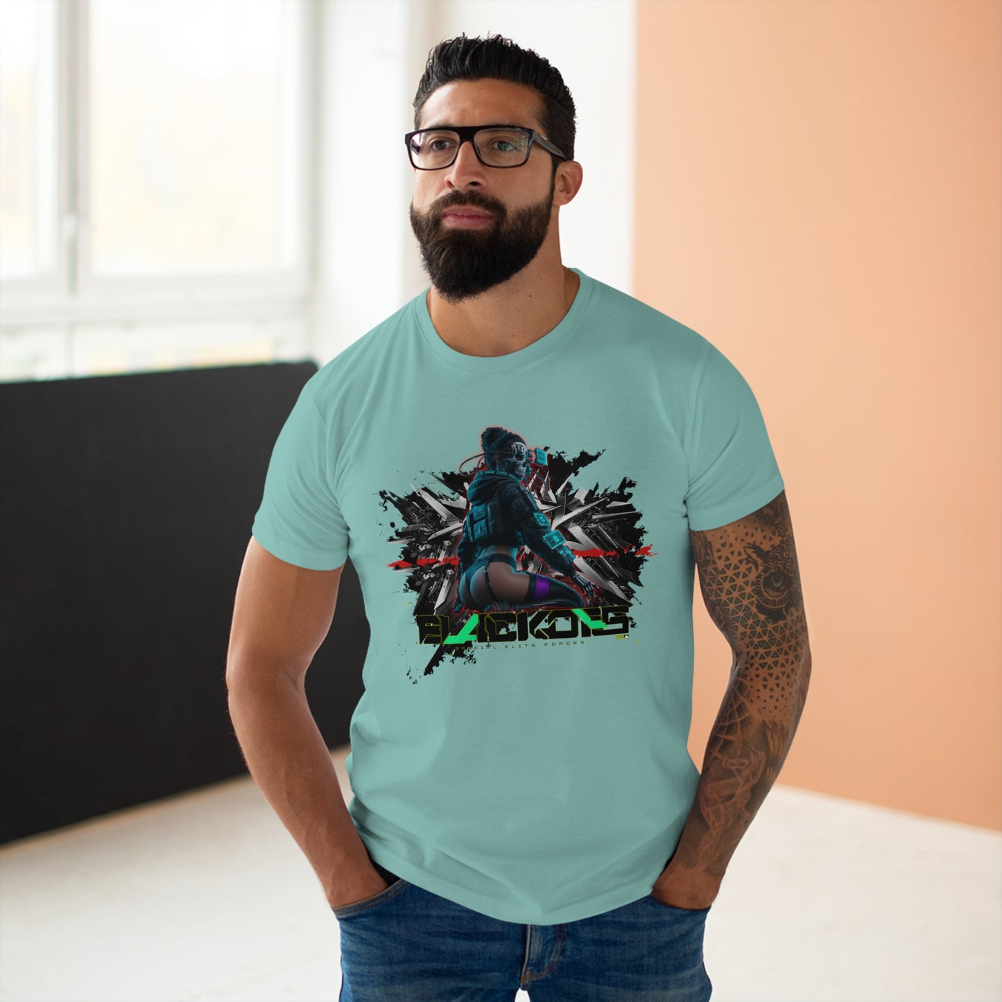 Urban Gamer Men's T-Shirt, Graphic Tee for Gamers, Streetwear, Cool Casual Wear, Perfect for Gaming Events, Birthday Gift