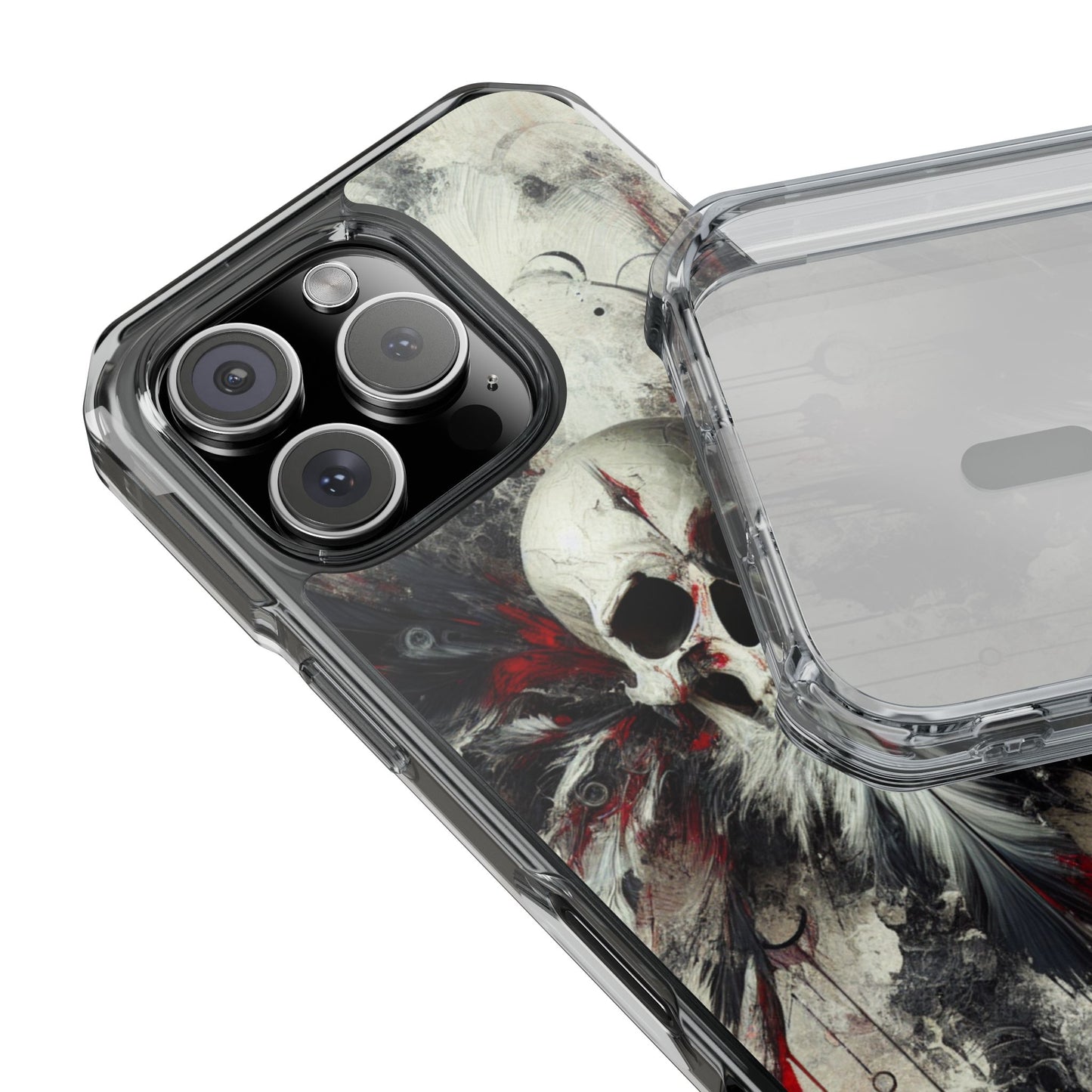 Gothic Skull Phone Case, Unique iPhone Cover, Edgy Smartphone Protector, Halloween Gift, Alternative Accessories