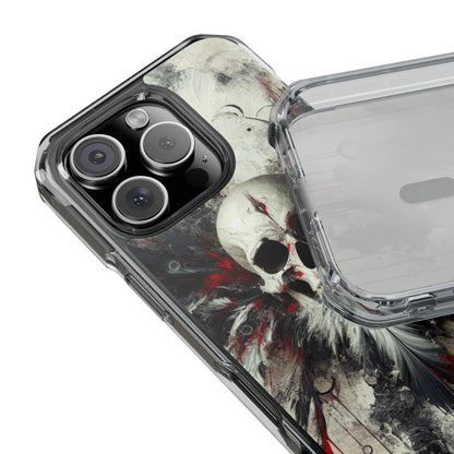 Gothic Skull Phone Case, Unique iPhone Cover, Edgy Smartphone Protector, Halloween Gift, Alternative Accessories