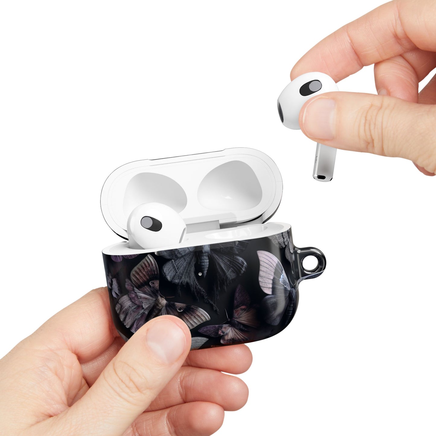 Dark Moths Gothic AirPod Cases, Stylish Protection, Gift for Music Lovers, Trendy Accessories, Unique Designs for Any Occasion