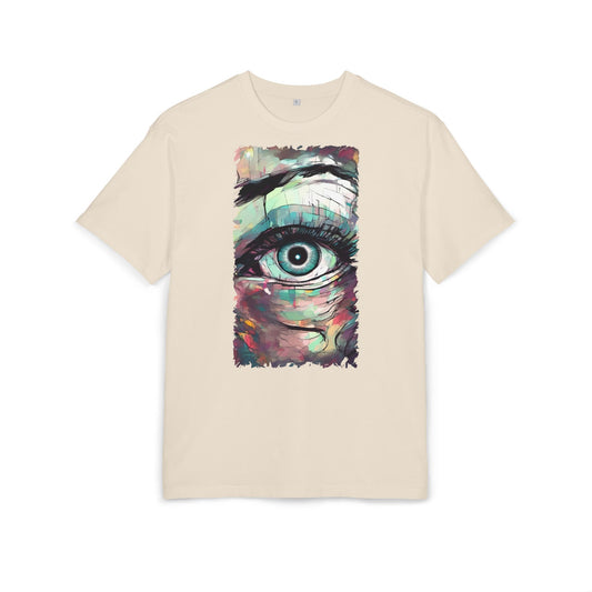 Artistic Eye Oversized Tee | Colorful Graphic T-Shirt, Unisex Shirt, Casual Fashion, Trendy Streetwear, Unique Gift Idea