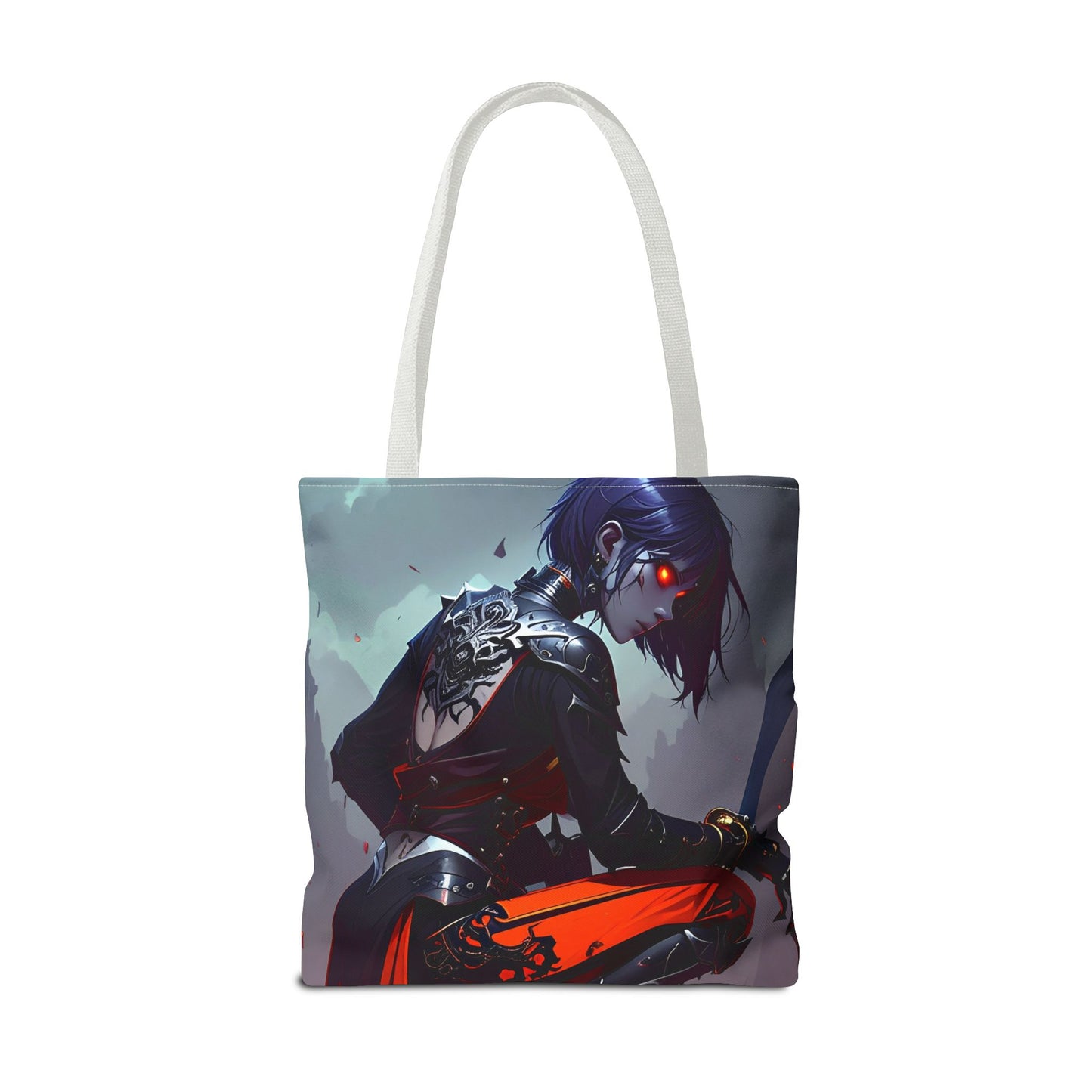 Edgy Graphic Tote Bag, Stylish Tote for Everyday Use, Unique Shopper Bag, Gift for Anime Lovers, Art-Inspired Eco-Friendly Tote