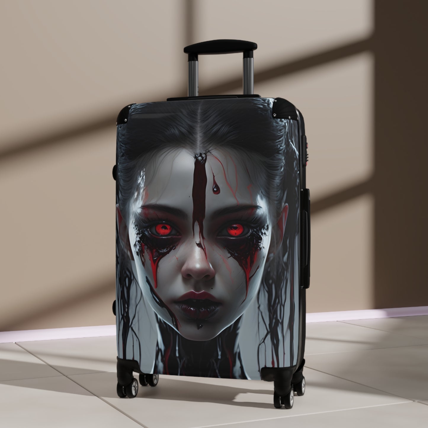 Travel Suitcase - Stylish Horror Dark Design for Adventurers