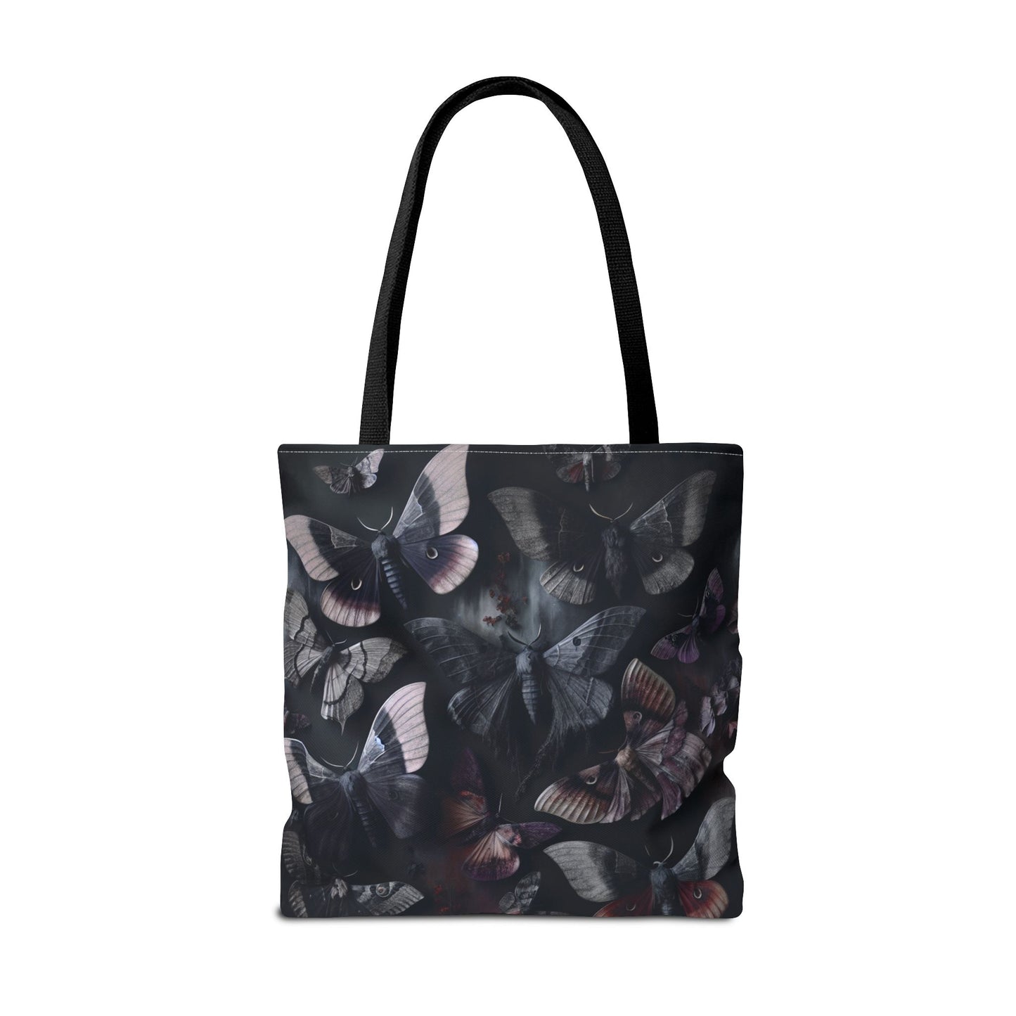 Gothic Moth Bag - Stylish and Versatile, Eco-friendly Shopping, Gift for Nature Lovers, Beach and Travel Use, Bohemian Decor