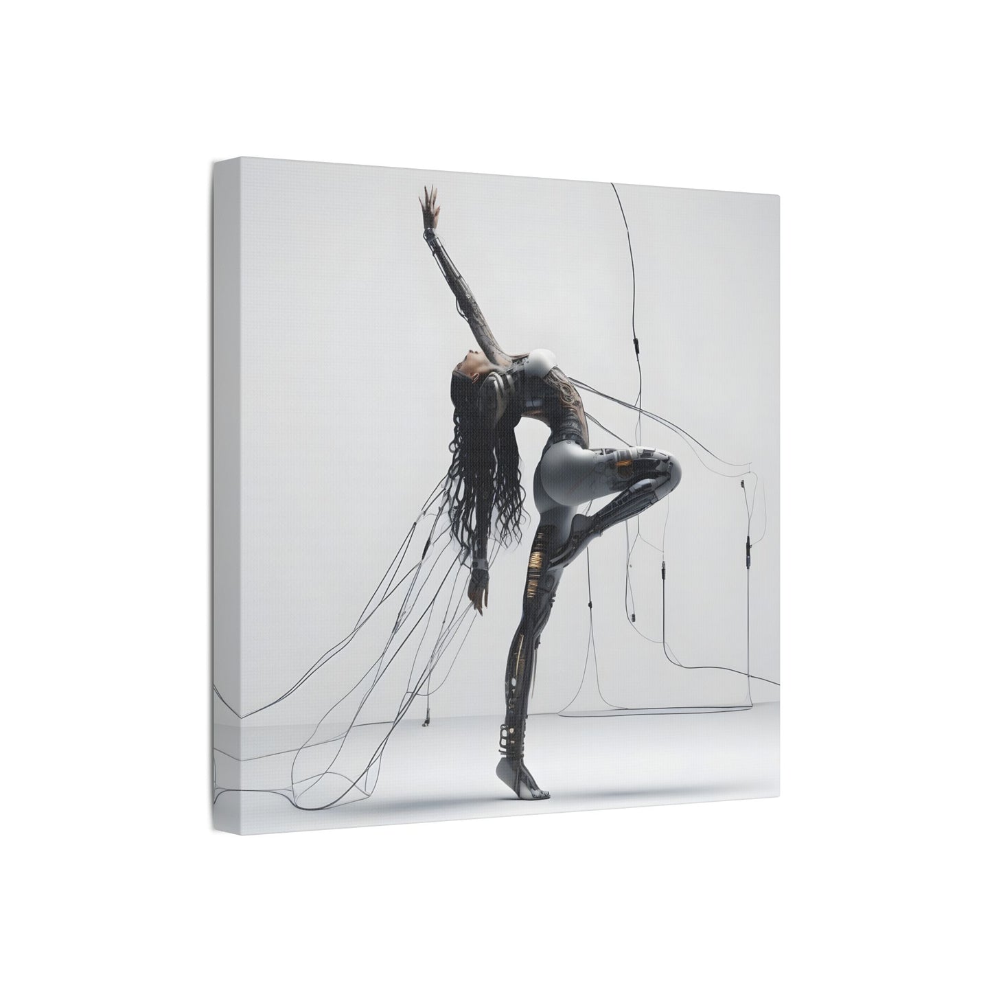 Satin Canvas Wall Art, Modern Abstract Decor, Contemporary Home Accent, Unique Gift for Art Lovers, Minimalist Artwork