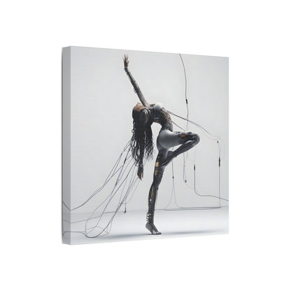 Satin Canvas Wall Art, Modern Abstract Decor, Contemporary Home Accent, Unique Gift for Art Lovers, Minimalist Artwork