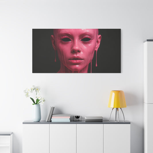 Unique Satin Canvas Art Piece, Modern Wall Decor, Art for Home, Abstract Artwork, Statement Piece, Contemporary Design