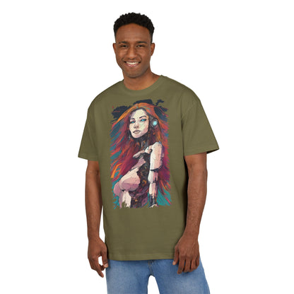 Artistic Oversize Tee - Vibrant Graphic Shirt, Casual Streetwear, Unique Gift for Art Lovers, Everyday Wear, Graphic Tee