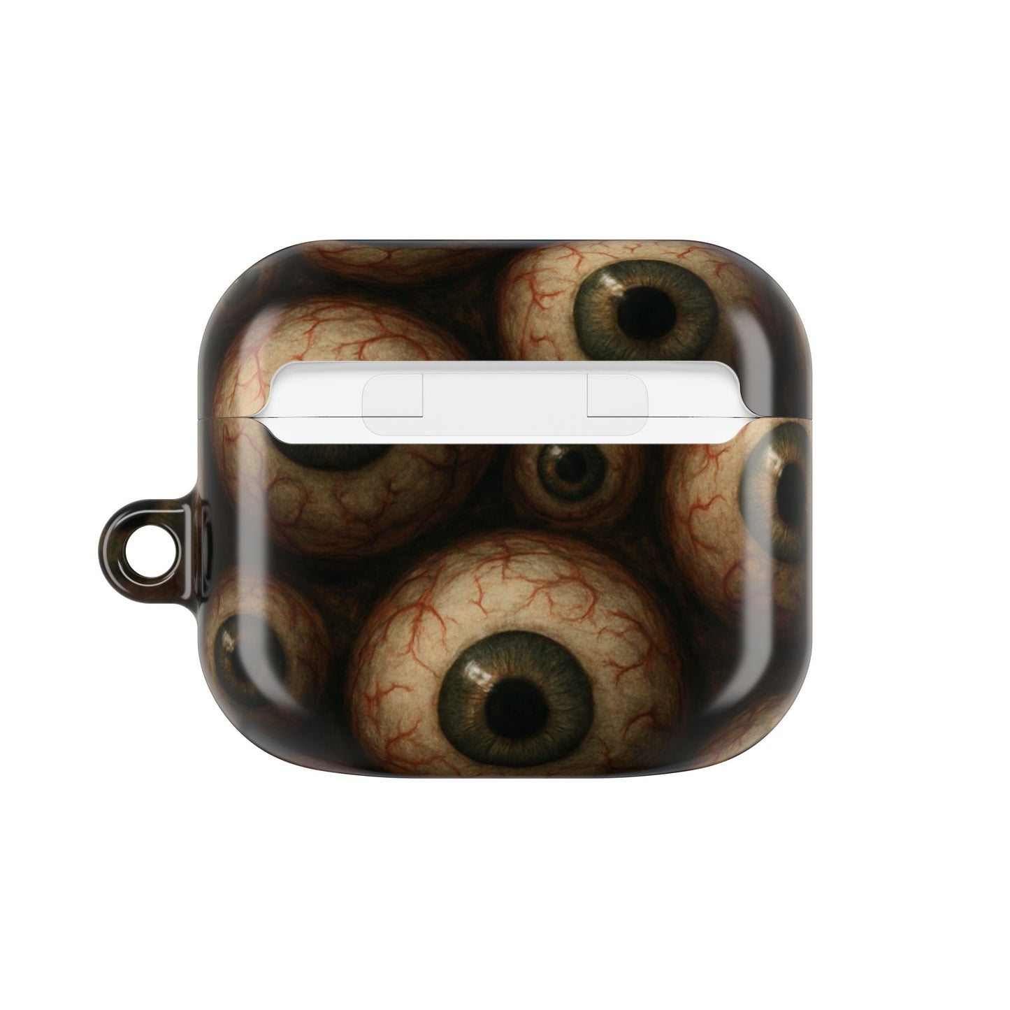Unique Eyeball AirPod Case, Quirky Phone Accessory, Halloween Gift, Weird Aesthetic Decor, Eye Pattern Tech Case
