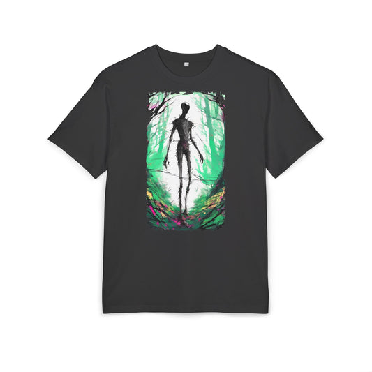 Mysterious Forest Alien Tee, Unisex T-Shirt, Graphic Tee, Casual Wear, Unique Gift, Summer Style