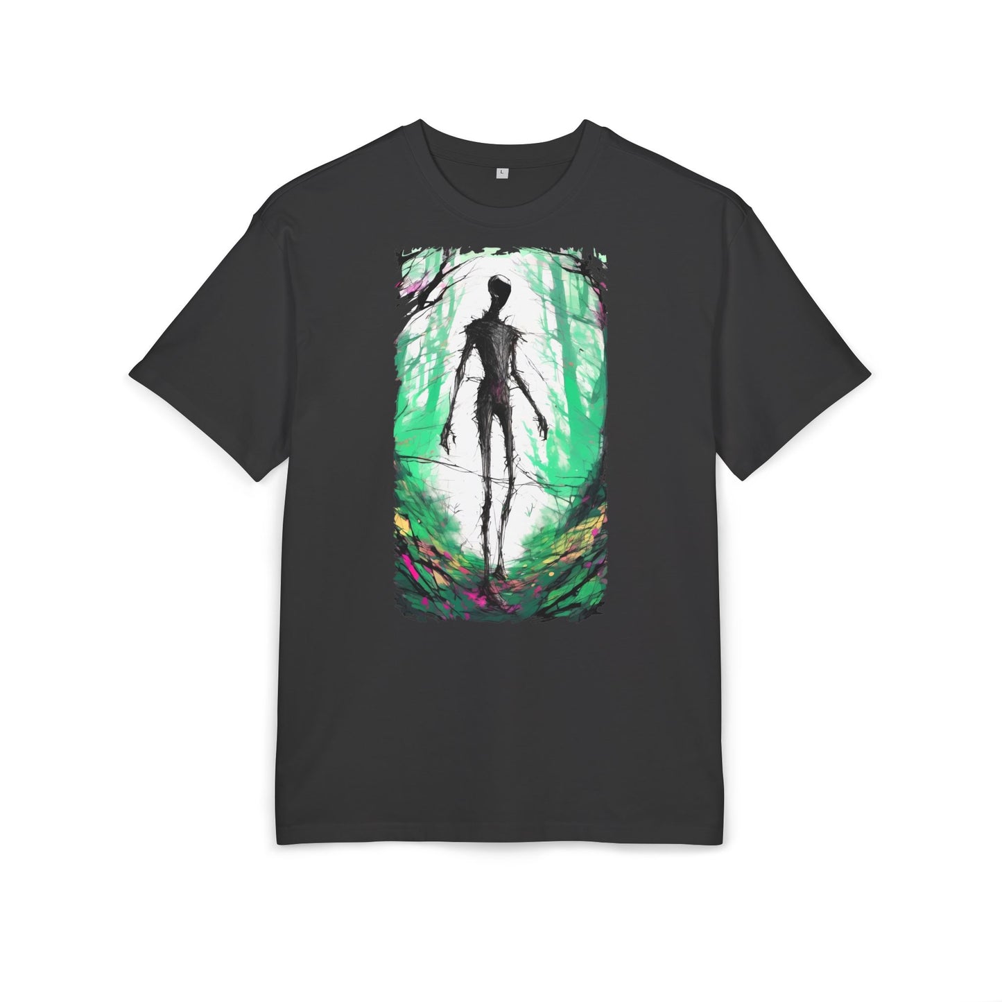 Mystical Forest Oversize Tee, Unisex Heavy Tee, Witchy Fashion, Boho Graphic Shirt, Alternative Style Tee